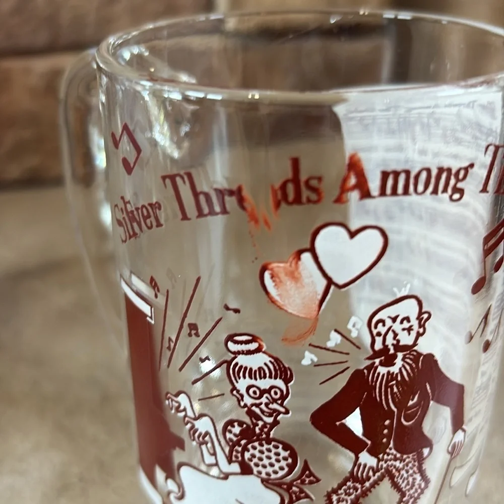 Vintage 1950s Hazel Atlas collectors glass mugs